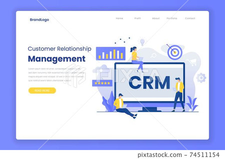 marketing, vector, concept 74511154