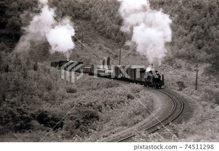 1969年花和線8620蒸汽機車重型火車岩手縣龍巖郡 74511298