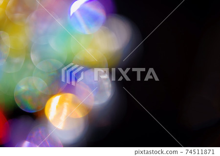 Jet-black black background, jewel-like glass ball bokeh expression 3 Jet-black black background, jewel-like glass ball bokeh expression 3 74511871