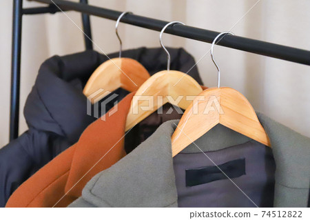 Coat on a hanger rack 74512822