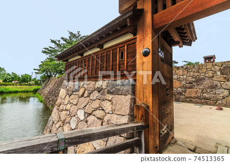 初夏松城城的太鼓門 初夏松城城的太鼓門 74513365