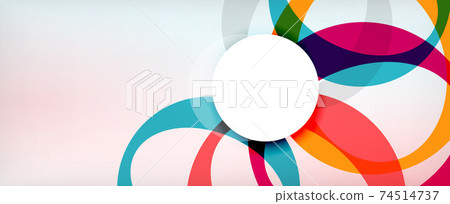 Ring geometric shapes, o letter repetition wallpaper. Abstract background for business or technology presentations, internet posters or web brochure covers Ring geometric shapes, o letter repetition wallpaper. Abstract background for business or technology presentations, internet posters or web brochure covers 74514737