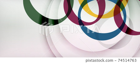 Ring geometric shapes, o letter repetition wallpaper. Abstract background for business or technology presentations, internet posters or web brochure covers Ring geometric shapes, o letter repetition wallpaper. Abstract background for business or technology presentations, internet posters or web brochure covers 74514763