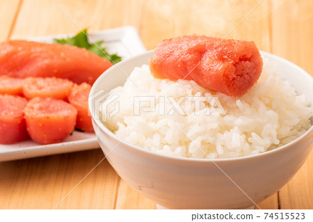 Spicy cod roe white rice Spicy cod roe white rice 74515523
