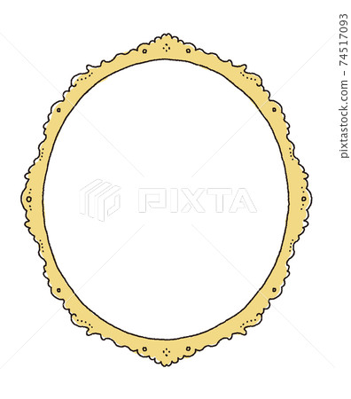 簡單線條相框插圖 74517093