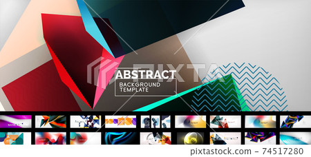 Mega collection of vector geometric abstract wallpaper backgrounds, design templates for business or technology presentations, internet posters or web brochure covers Mega collection of vector geometric abstract wallpaper backgrounds, design templates for business or technology presentations, internet posters or web brochure covers 74517280