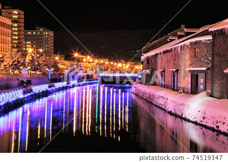 Otaru Canal Light Up (Otaru City, Hokkaido) Otaru Canal Light Up (Otaru City, Hokkaido) 74519347
