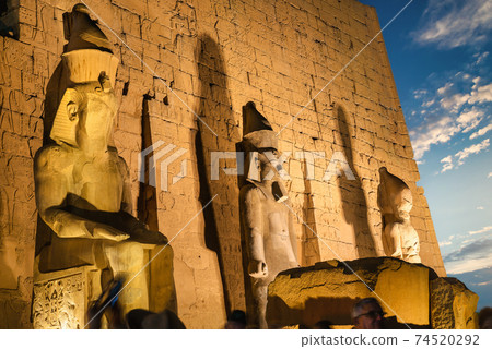 The ancient Luxor temple The ancient Luxor temple 74520292