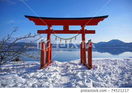 Gozanoishi Shrine-Winter- 74521217