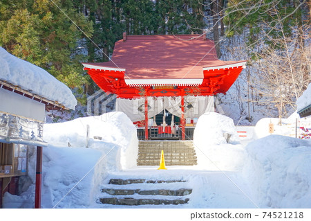 Gozanoishi Shrine-Winter- 74521218