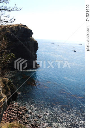 濟州島海。 濟州島海。 74521602