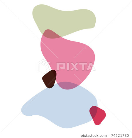 Abstract colorful vector geometric elements 74521780