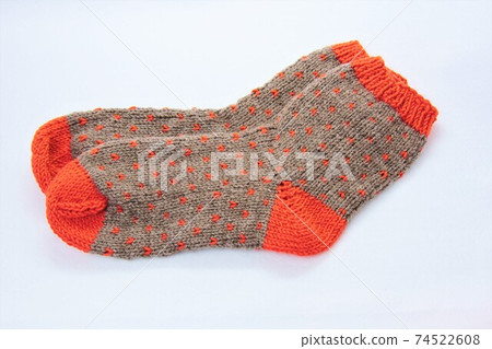 Hand-knit socks 74522608