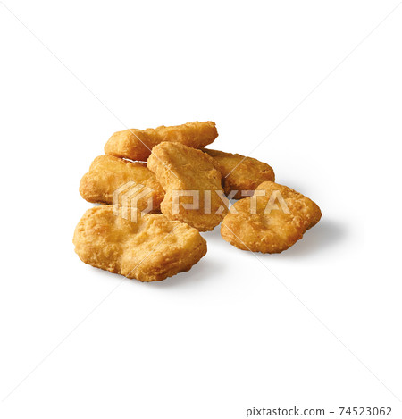 Nucket Fried chicken isolated on white background 74523062