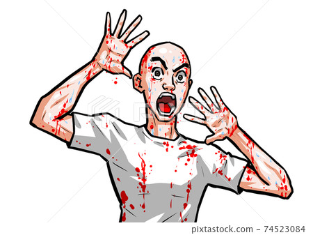 Surprise, man, horror, man, t-shirt, thriller, horror Surprise, man, horror, man, t-shirt, thriller, horror 74523084