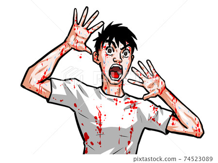 Surprise, man, horror, man, t-shirt, thriller, horror Surprise, man, horror, man, t-shirt, thriller, horror 74523089