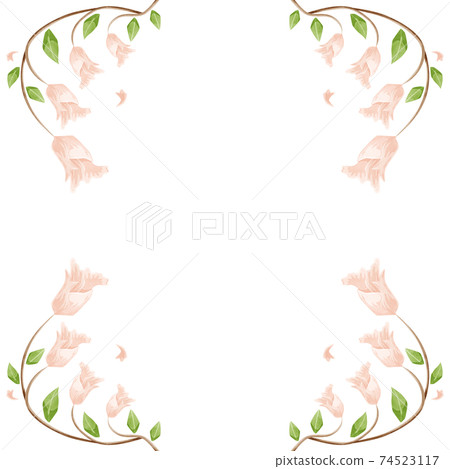 Flower Frame Illustration Stock Illustration