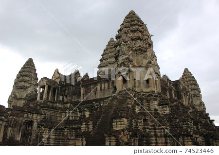 Angkor Wat, dry season, Cambodia 74523446