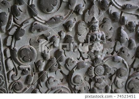 Angkor Wat, dry season, Cambodia 74523451