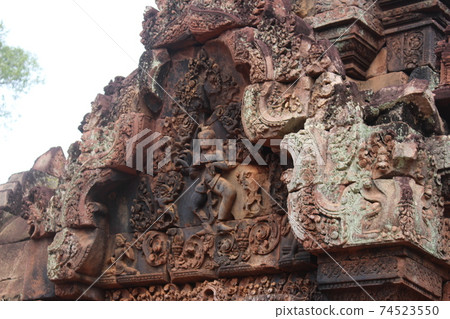 Banteay Srei of World Heritage Angkor Archaeological Group Banteay Srei of World Heritage Angkor Archaeological Group 74523550