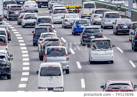 Highway congestion image Highway congestion image 74523696