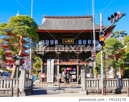 Tokyo Takahata Fudoson Kongoji Temple Niomon 74524176