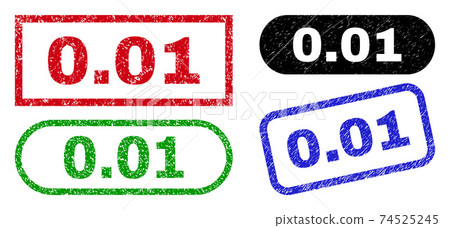 0.01 Rectangle Seals Using Grunged Style 74525245