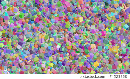 CG cube, many rolling cubes CG cube, many rolling cubes 74525868