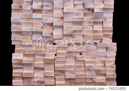 Stack of boards of natural solid birch for table legs Stack of boards of natural solid birch for table legs 74525893