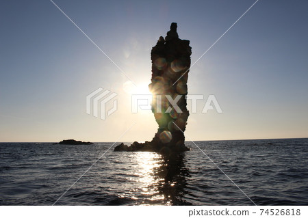 Sunset and Candle Rock (Oki Island) 74526818