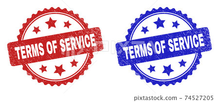 TERMS OF SERVICE Rosette Seals Using Corroded Style 74527205