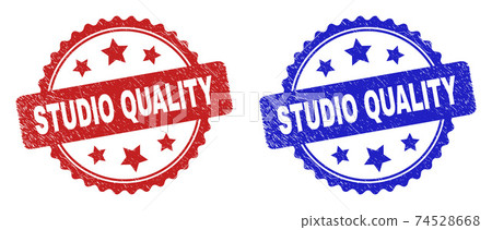 STUDIO QUALITY Rosette Watermarks Using Distress Texture 74528668