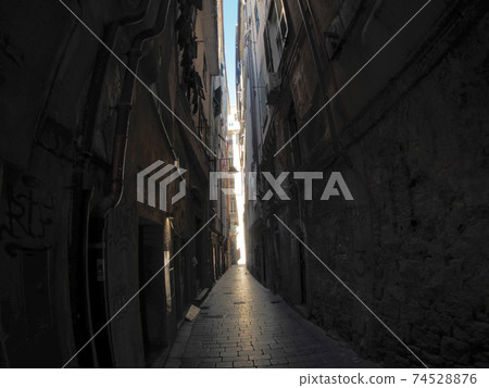 genoa historic palace and buildings in old town 74528876