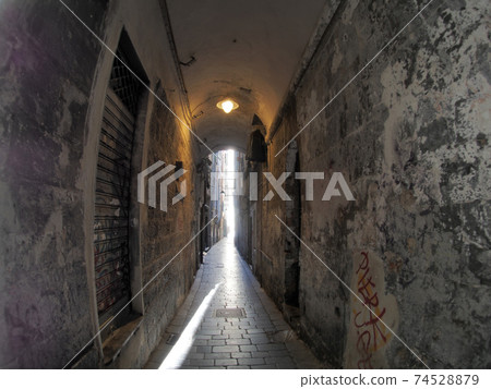 genoa historic palace and buildings in old town 74528879