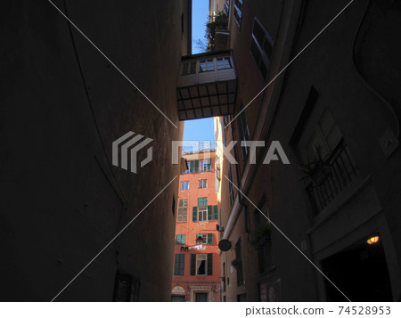 genoa historic palace and buildings in old town genoa historic palace and buildings in old town 74528953