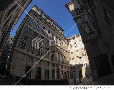 giustiniani palace genoa historic palace and buildings in old town giustiniani palace genoa historic palace and buildings in old town 74528958