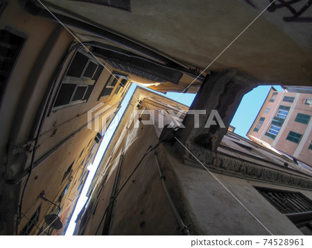 genoa historic palace and buildings in old town genoa historic palace and buildings in old town 74528961