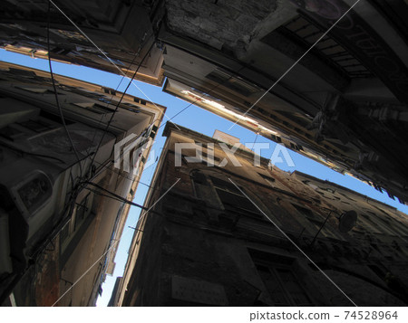 genoa historic palace and buildings in old town 74528964
