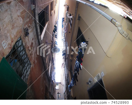 genoa historic palace and buildings in old town 74528993