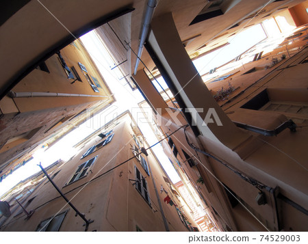 genoa historic palace and buildings in old town 74529003