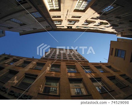 genoa historic palace and buildings in old town genoa historic palace and buildings in old town 74529098