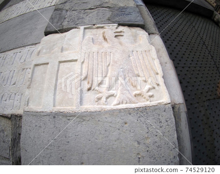 genoa saint matthew san matteo old historical church latin writings and decorations genoa saint matthew san matteo old historical church latin writings and decorations 74529120