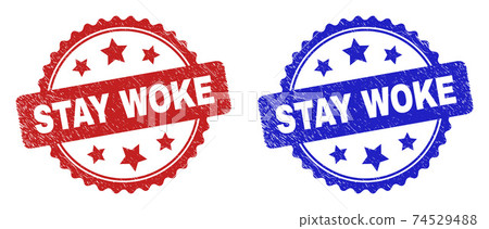 STAY WOKE Rosette Stamps with Unclean Style 74529488
