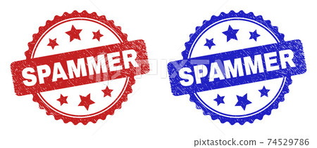 SPAMMER Rosette Stamp Seals Using Unclean Surface SPAMMER Rosette Stamp Seals Using Unclean Surface 74529786