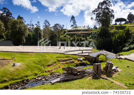 The famous historic Bridge of Boyaca in Colombia. The Colombian independence Battle of Boyaca took place here on August 7, 1819. The famous historic Bridge of Boyaca in Colombia. The Colombian independence Battle of Boyaca took place here on August 7, 1819. 74530722