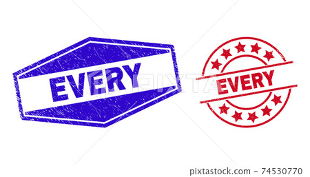 EVERY Corroded Stamp Seals in Circle and Hexagonal Shapes 74530770