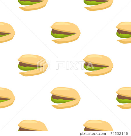 Illustration on theme big pattern identical types pistachio Illustration on theme big pattern identical types pistachio 74532146