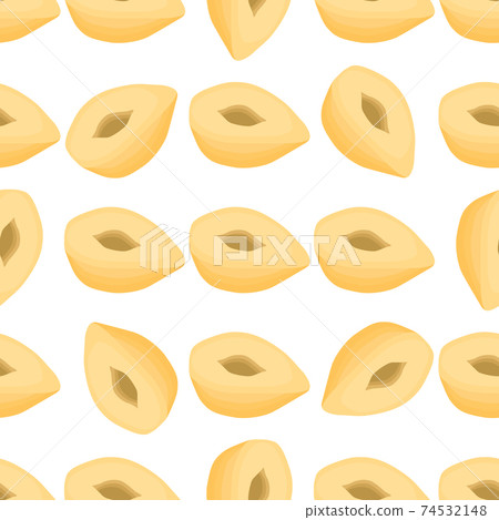 Illustration on theme big pattern identical types hazelnut 74532148