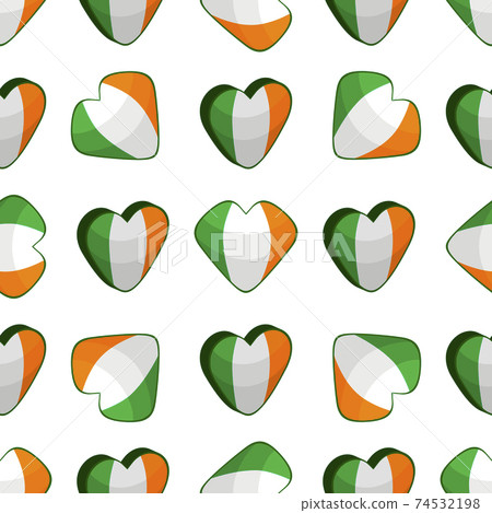 Illustration on theme Irish holiday St Patrick day 74532198