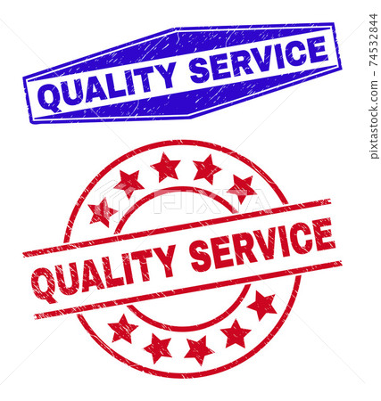 QUALITY SERVICE Unclean Watermarks in Circle and Hexagon Shapes QUALITY SERVICE Unclean Watermarks in Circle and Hexagon Shapes 74532844